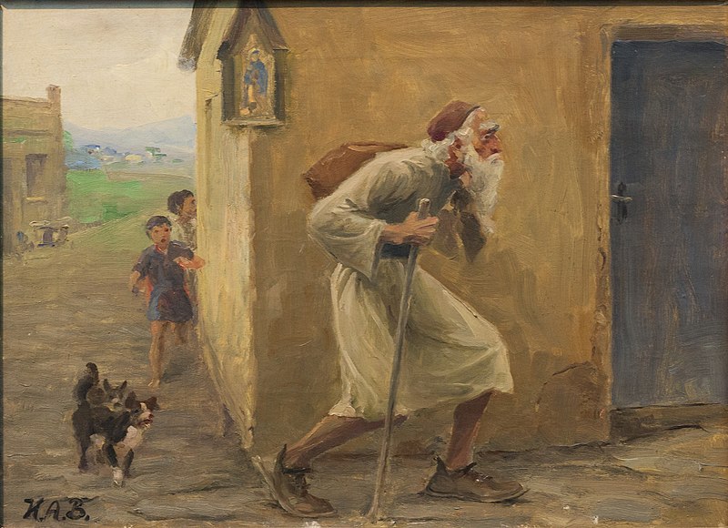 Billedet “Den evigt omvandrende jøde”